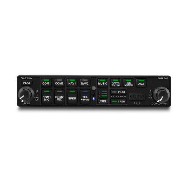 Garmin GMA245 Audio Panel/Intercom/BT – Lafayette Avionics, Inc.